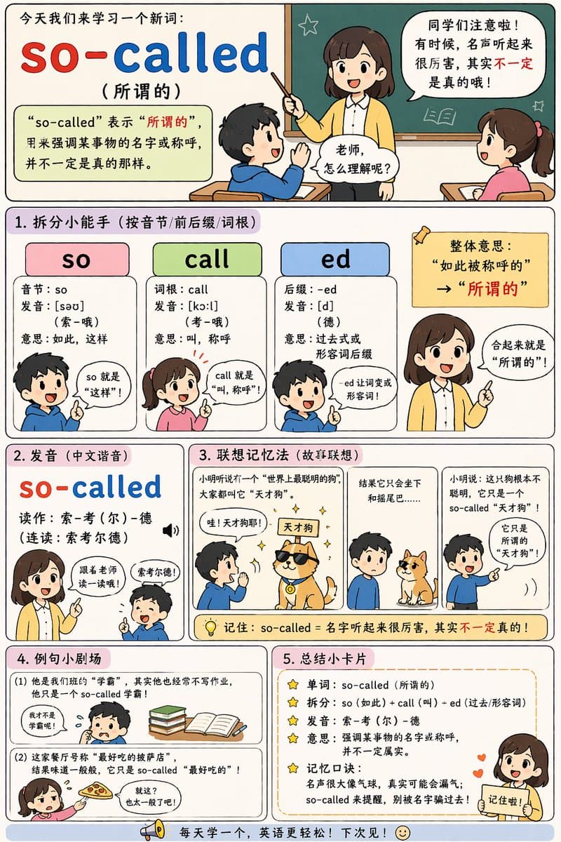 English Vocabulary Educational Infographic preview image 1