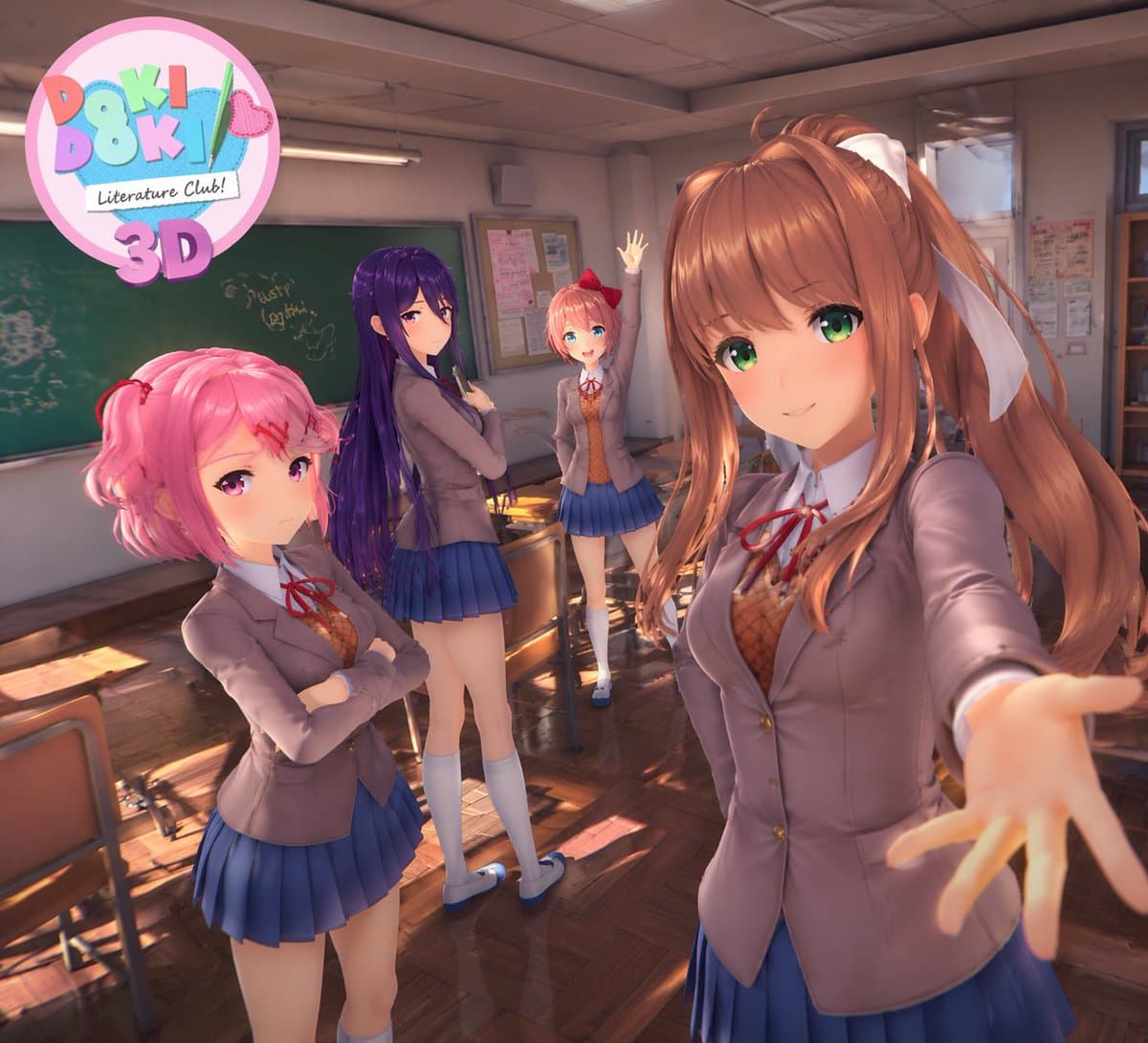 3D Anime Visual Novel Game Cover preview image 1