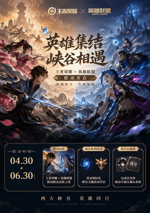 Game Crossover Promotional Poster preview image 2
