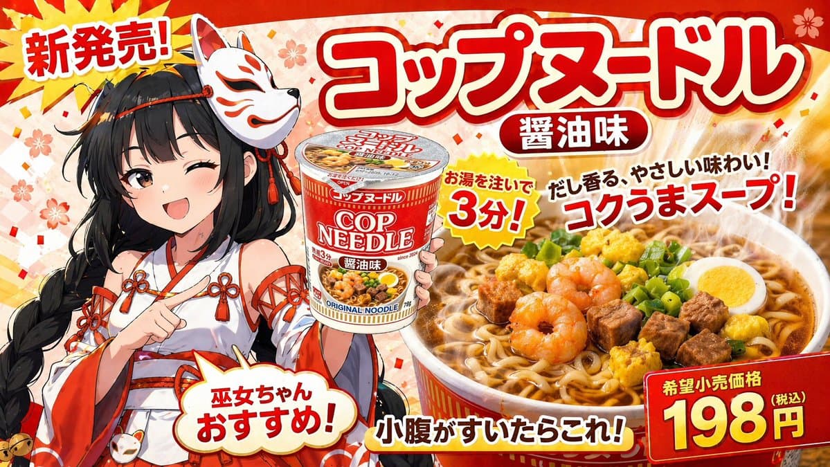 Anime Noodle Advertisement Banner preview image 1