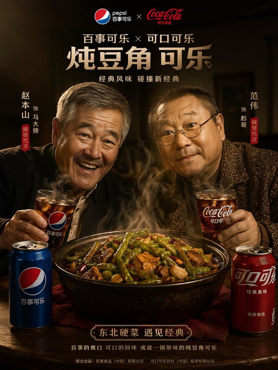 Cinematic Food & Beverage Collab Poster preview image 1