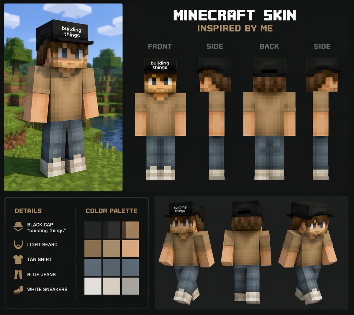 Personalized Minecraft Skin Prompt preview image 1