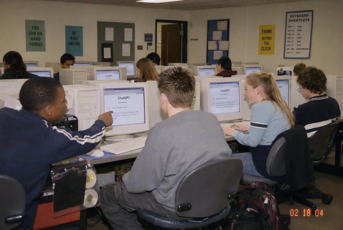 Early 2000s Computer Lab With ChatGPT preview image 1