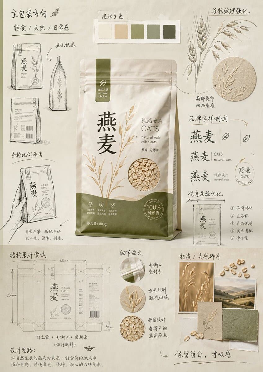 Packaging Design Proposal Board Prompt preview image 2