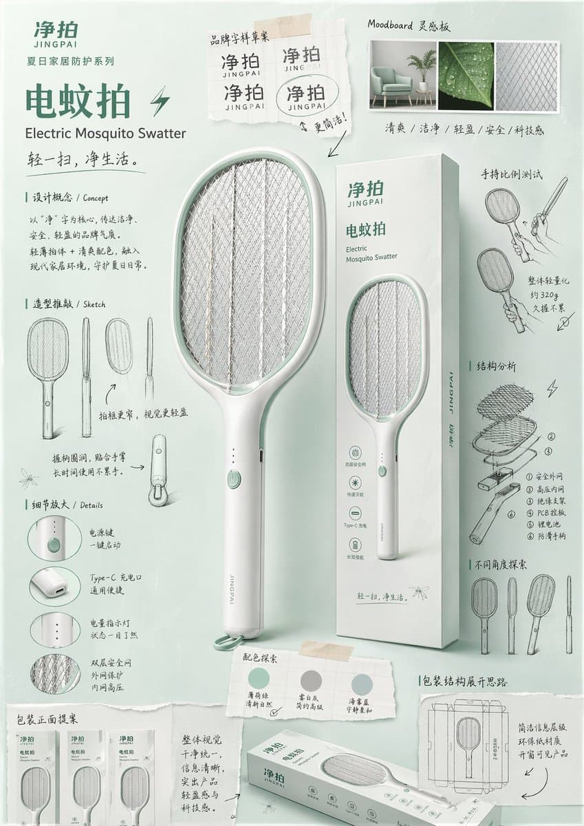 Packaging Design Proposal Board Prompt preview image 4