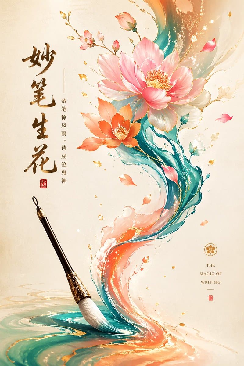 Minimalist Oriental Commercial Illustration preview image 1