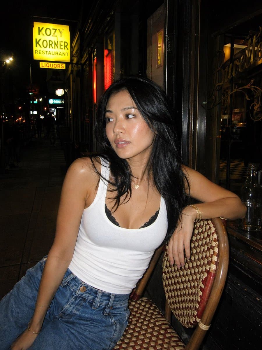Night Flash Portrait Outside Restaurant preview image 1