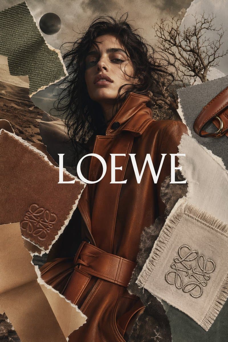 Luxury Fashion Torn-Paper Ad Collage preview image 1