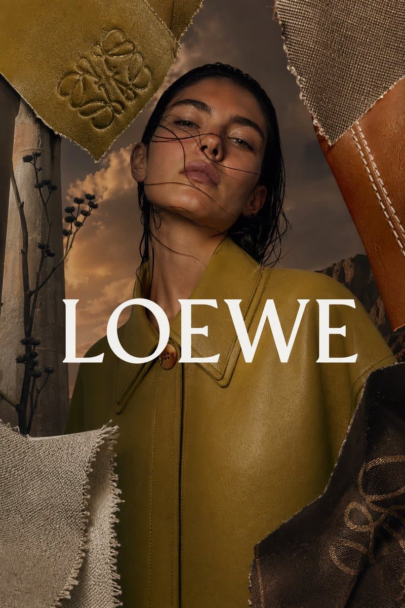 Luxury Leather Fashion Ad Poster preview image 1