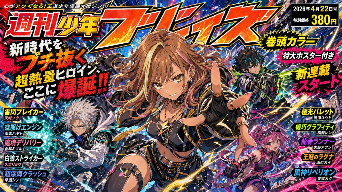 Explosive Shonen Manga Cover preview image 1
