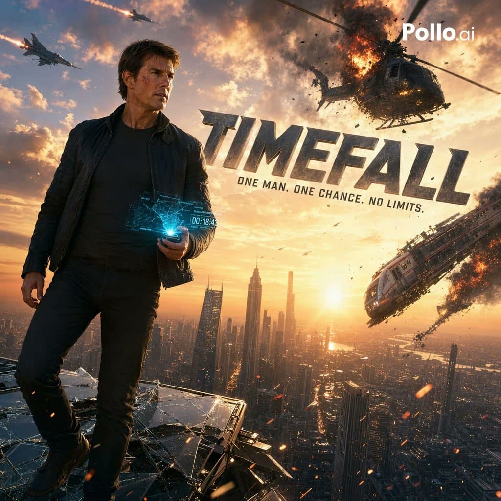 Cinematic Sci-Fi Action Poster preview image 1