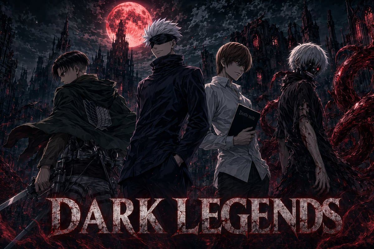 Dark Anime Legends Poster preview image 1