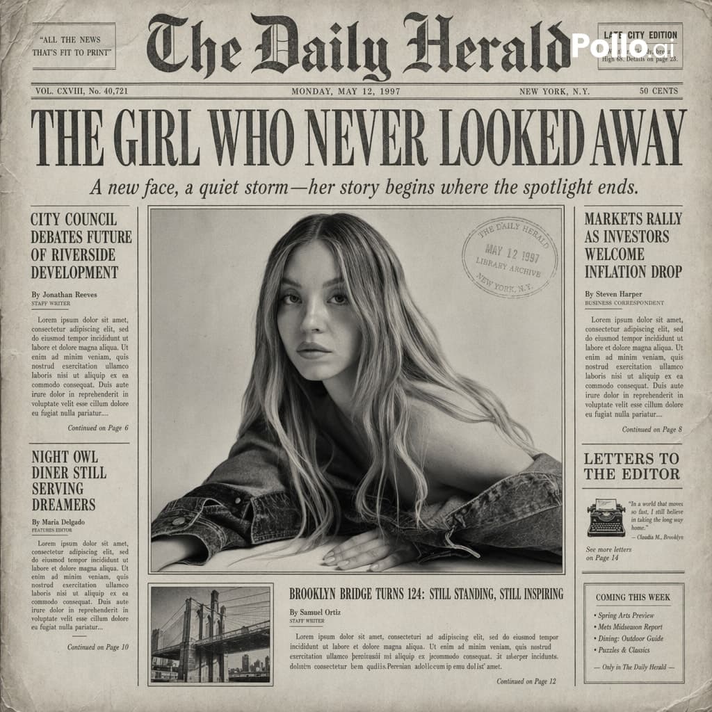 Vintage Newspaper Front Page Generator preview image 3