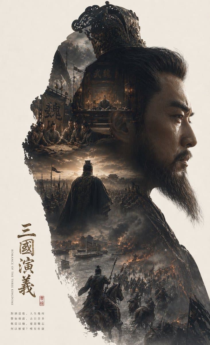 Epic Narrative Silhouette Movie Poster preview image 3