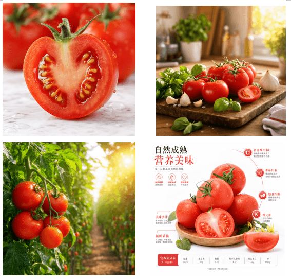 Chinese Tomato Nutrition Poster preview image 2