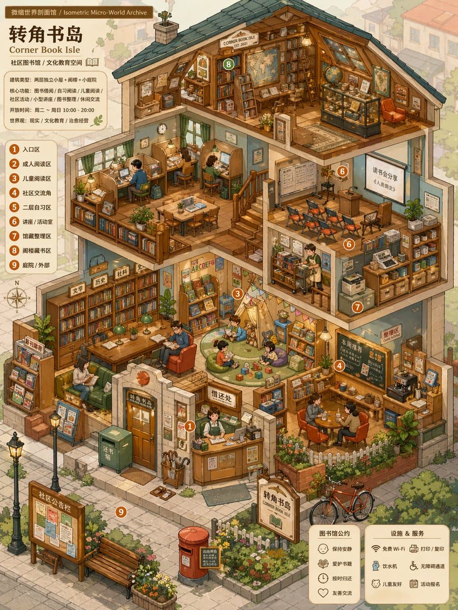 Isometric Micro-World Cross-Section Archive preview image 3