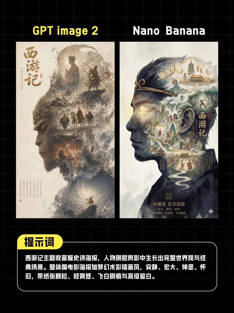 AI Poster Comparison Thumbnail preview image 1