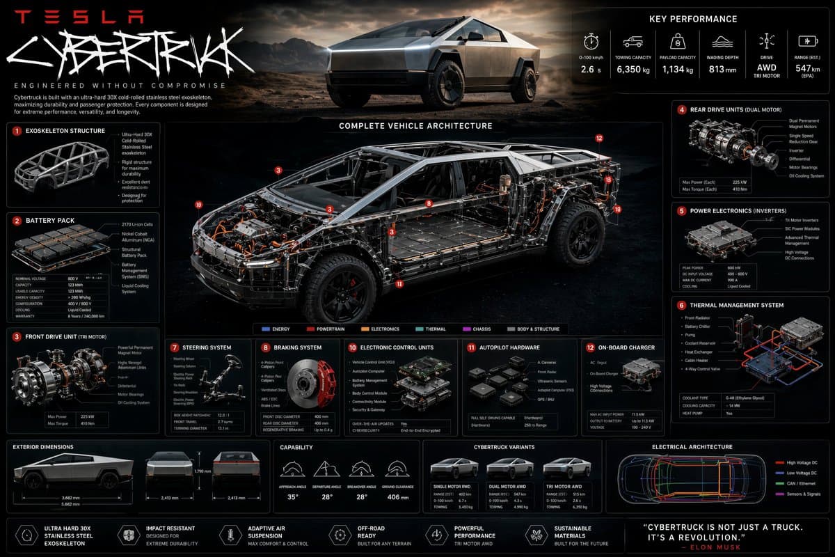 Technical Cutaway Infographic Poster preview image 1