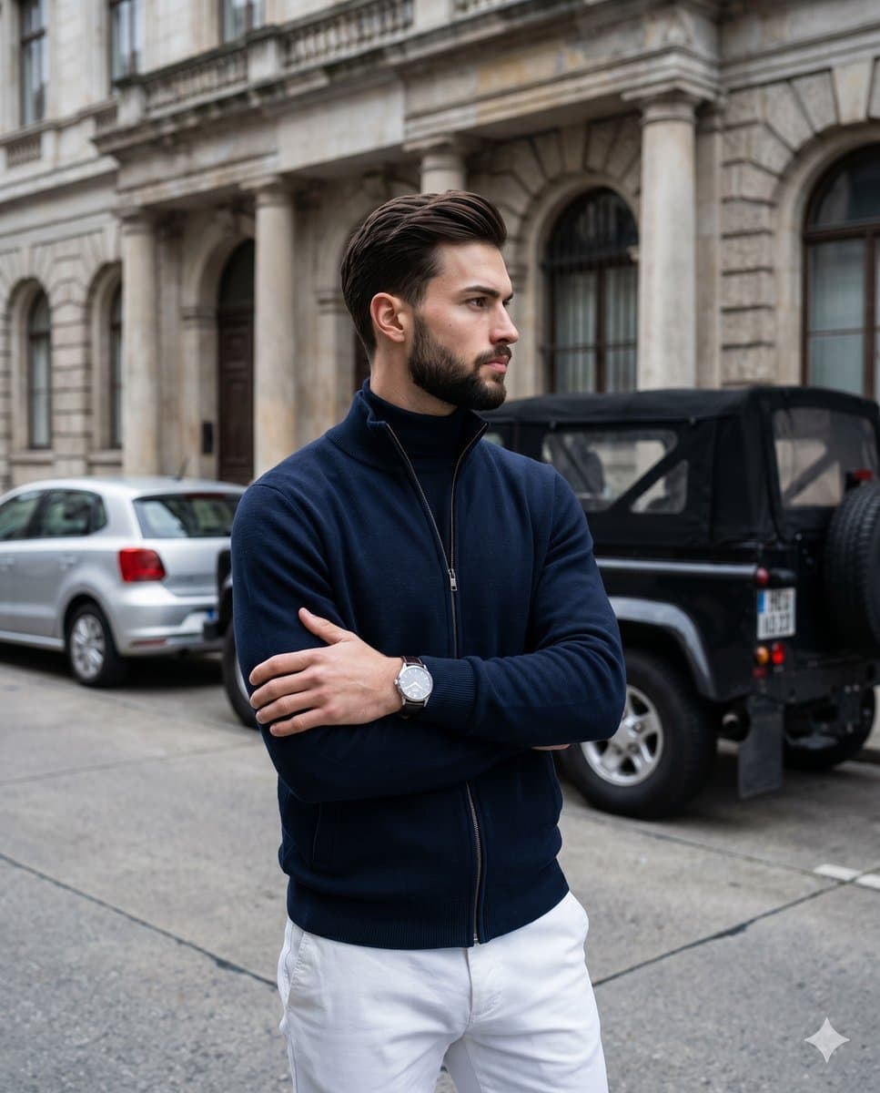 Luxury Menswear Street Portrait preview image 1