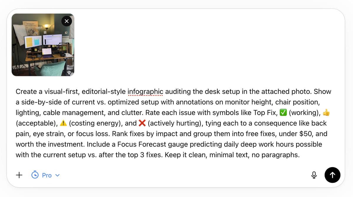 Desk Setup Audit Infographic preview image 2