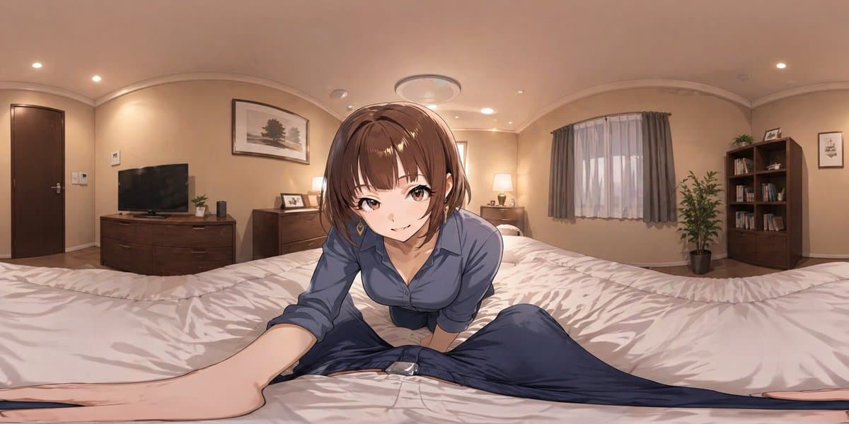 Anime VR Bedroom Encounter preview image 1