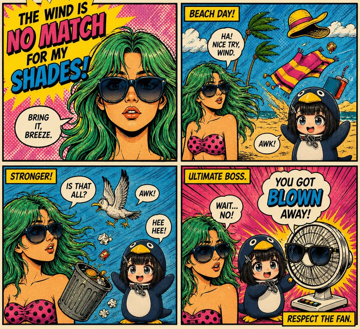 Retro Pop-Art Comic Strip preview image 1