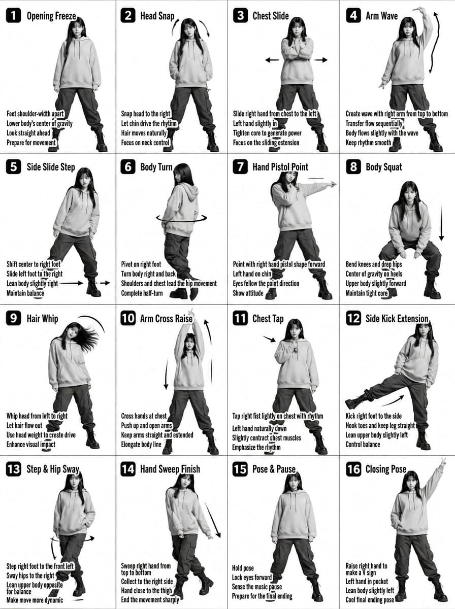 K-pop Dance Tutorial Poster Generator preview image 1
