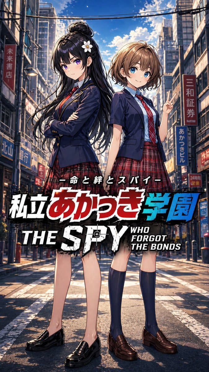 Anime School Spy Movie Poster preview image 1