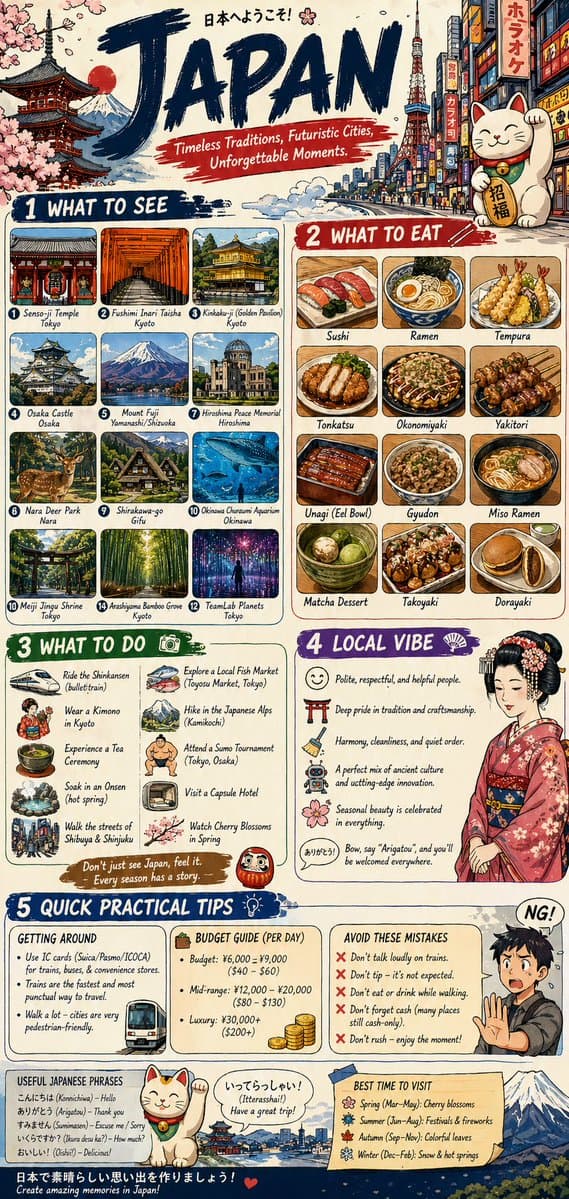 Infographic Travel Guide Poster preview image 2