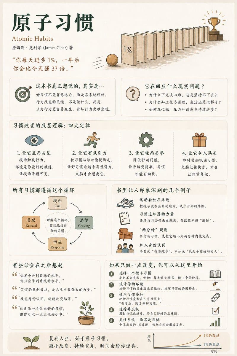 Book Summary Infographic Poster preview image 3