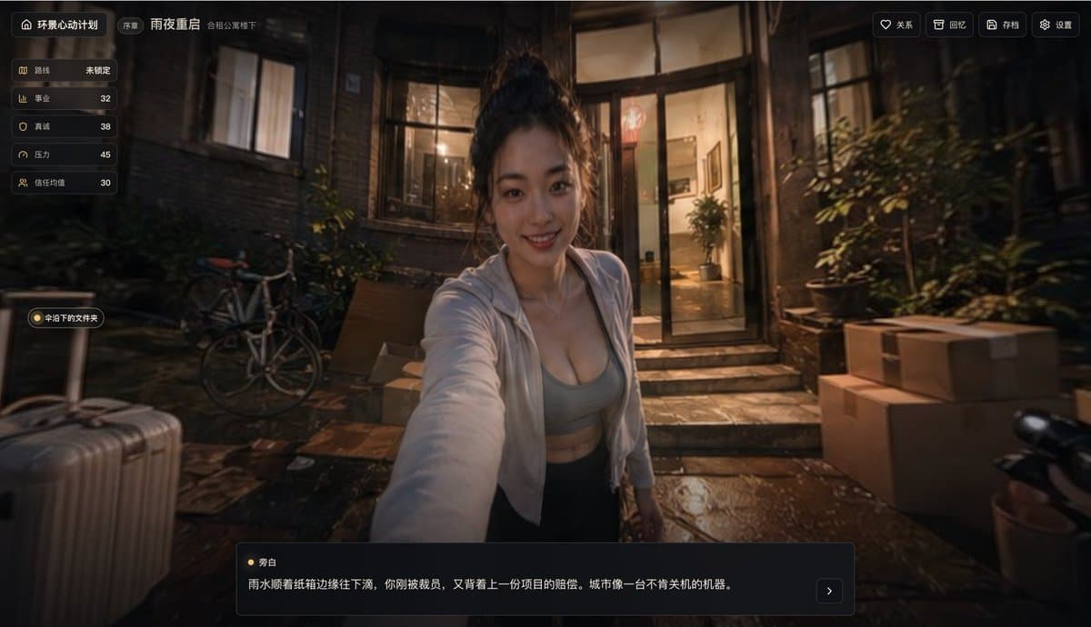 Rainy Night Story Game Screenshot preview image 1