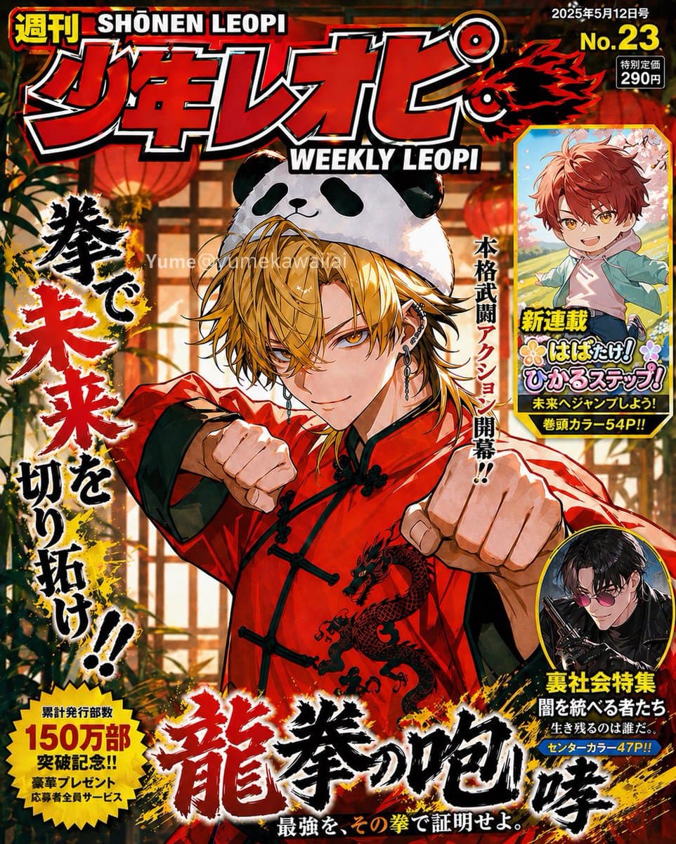 Shonen Manga Magazine Cover preview image 2