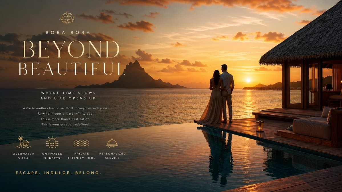 Luxury Resort Paradise Advertisement preview image 1