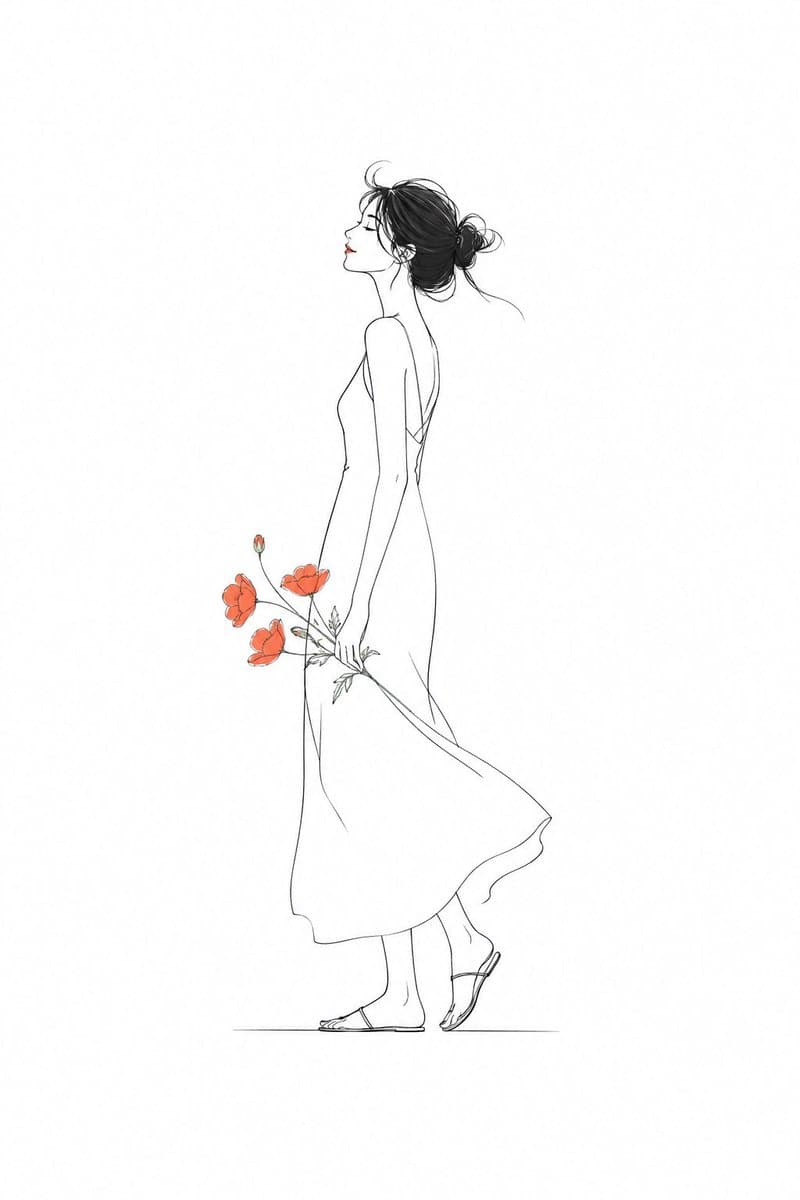 Minimalist Fashion Illustration preview image 1