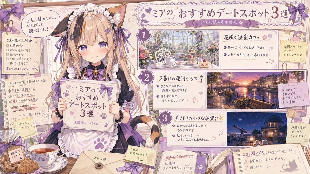 Catmaid Date Spot Recommendation Board preview image 1