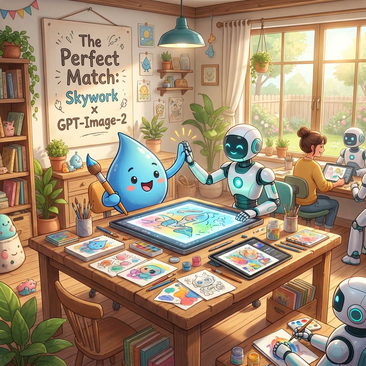 Cozy AI Art Studio Collaboration preview image 1