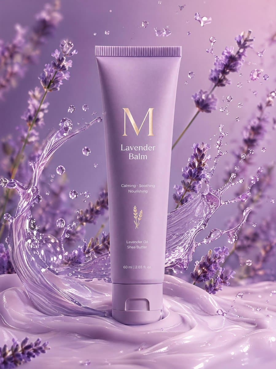 Premium Lavender Balm Product Shot preview image 1