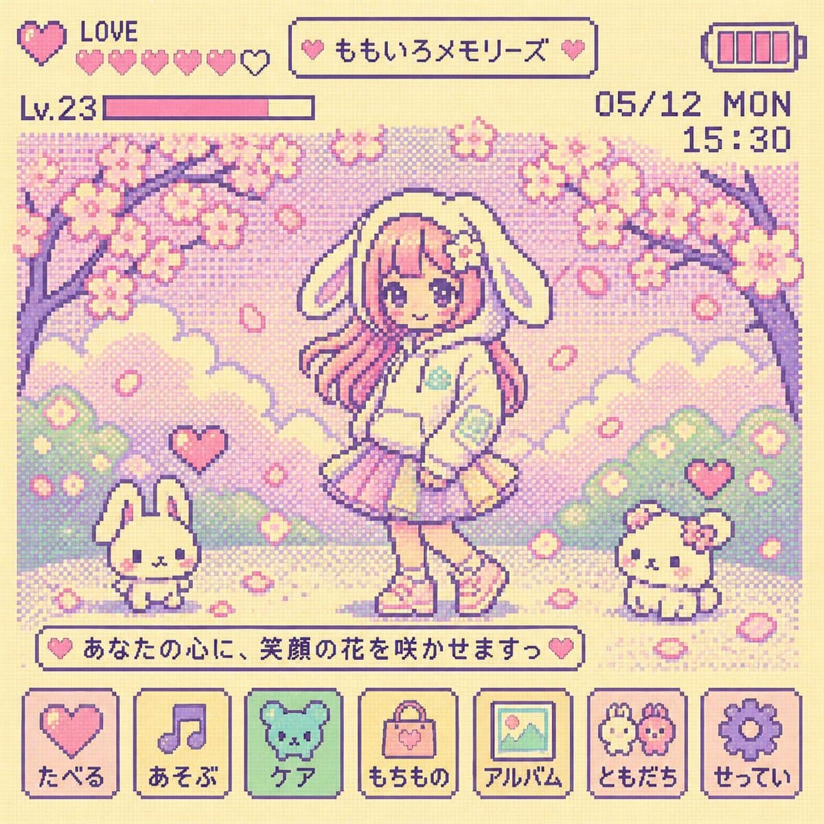 Y2K Tamagotchi LCD Filter preview image 1