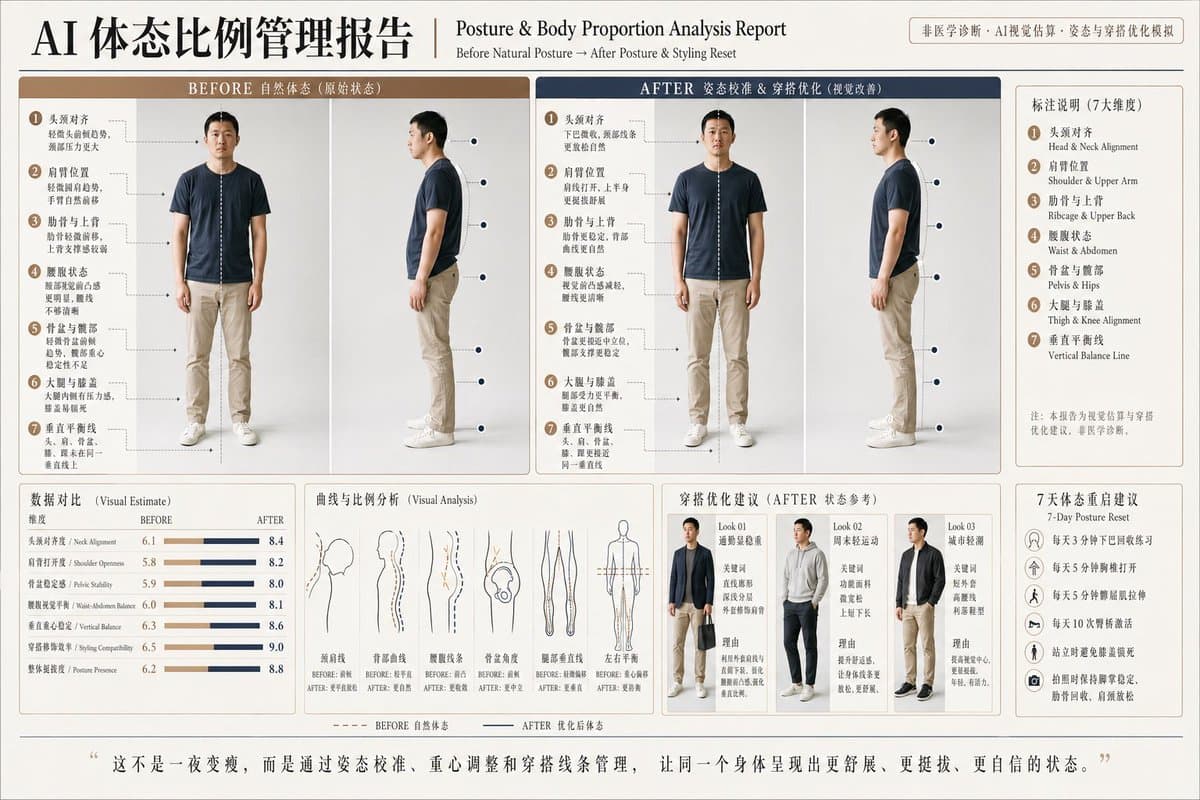 Posture Analysis Report Infographic preview image 1
