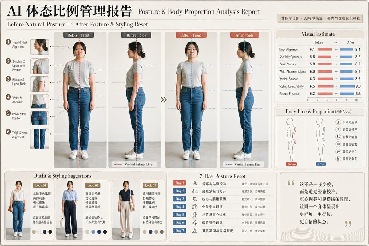 Posture Analysis Report Infographic preview image 2