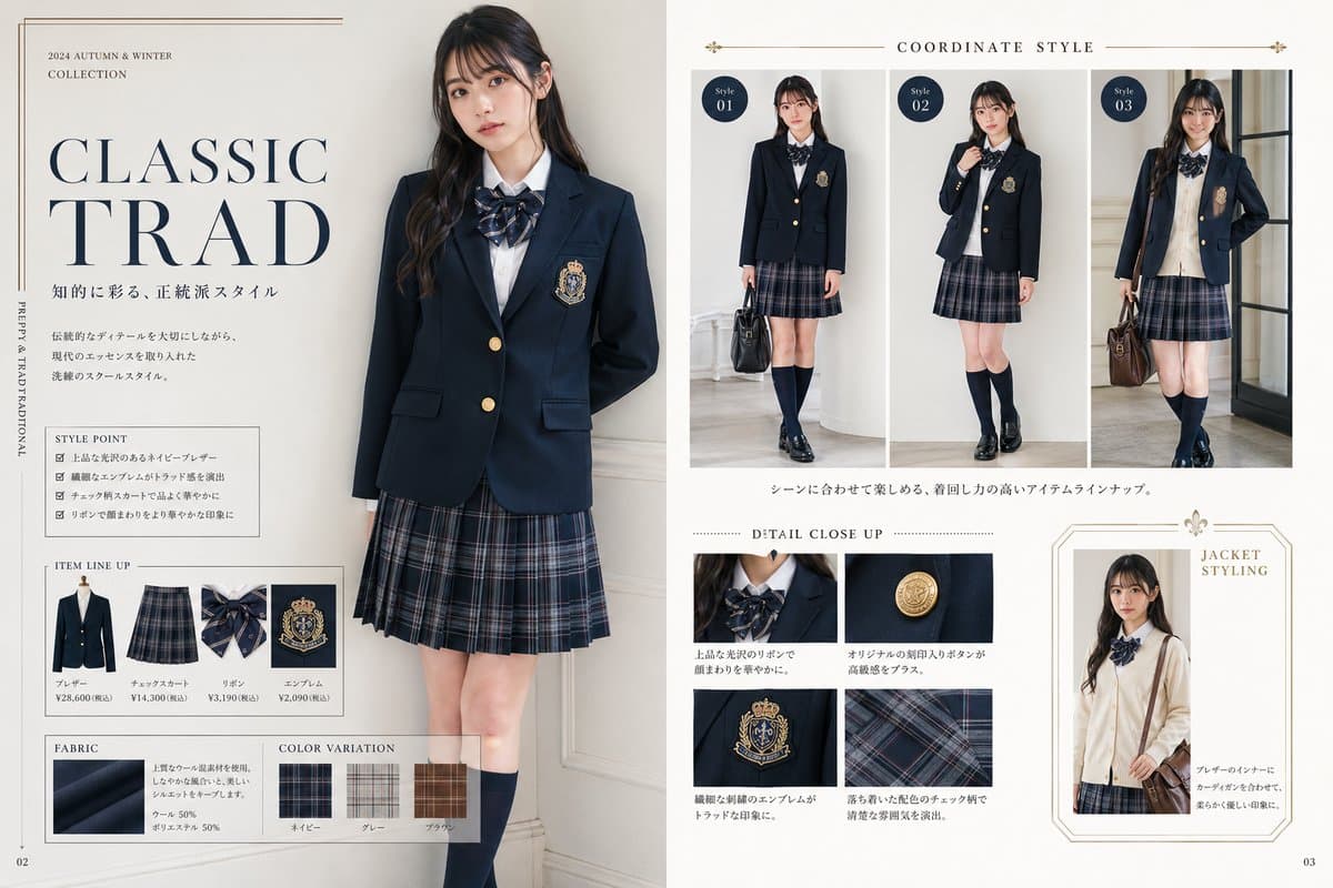 Luxury Navy School Uniform Catalog preview image 2