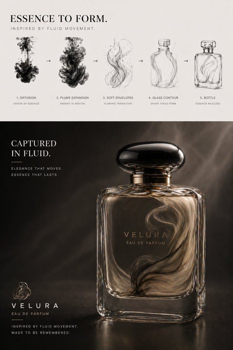 Perfume Design Evolution Poster preview image 1