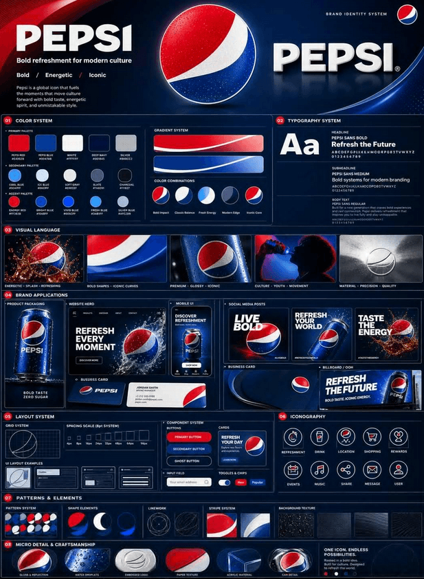 Professional Brand Identity Guidelines Poster preview image 2