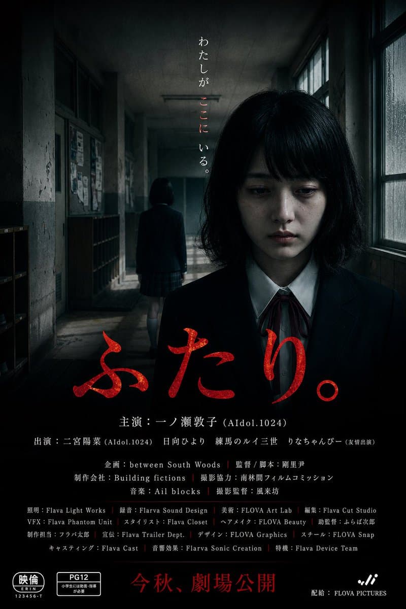 Japanese School Horror Poster preview image 1