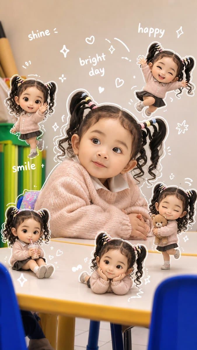 3D Chibi Doodle Portrait preview image 2