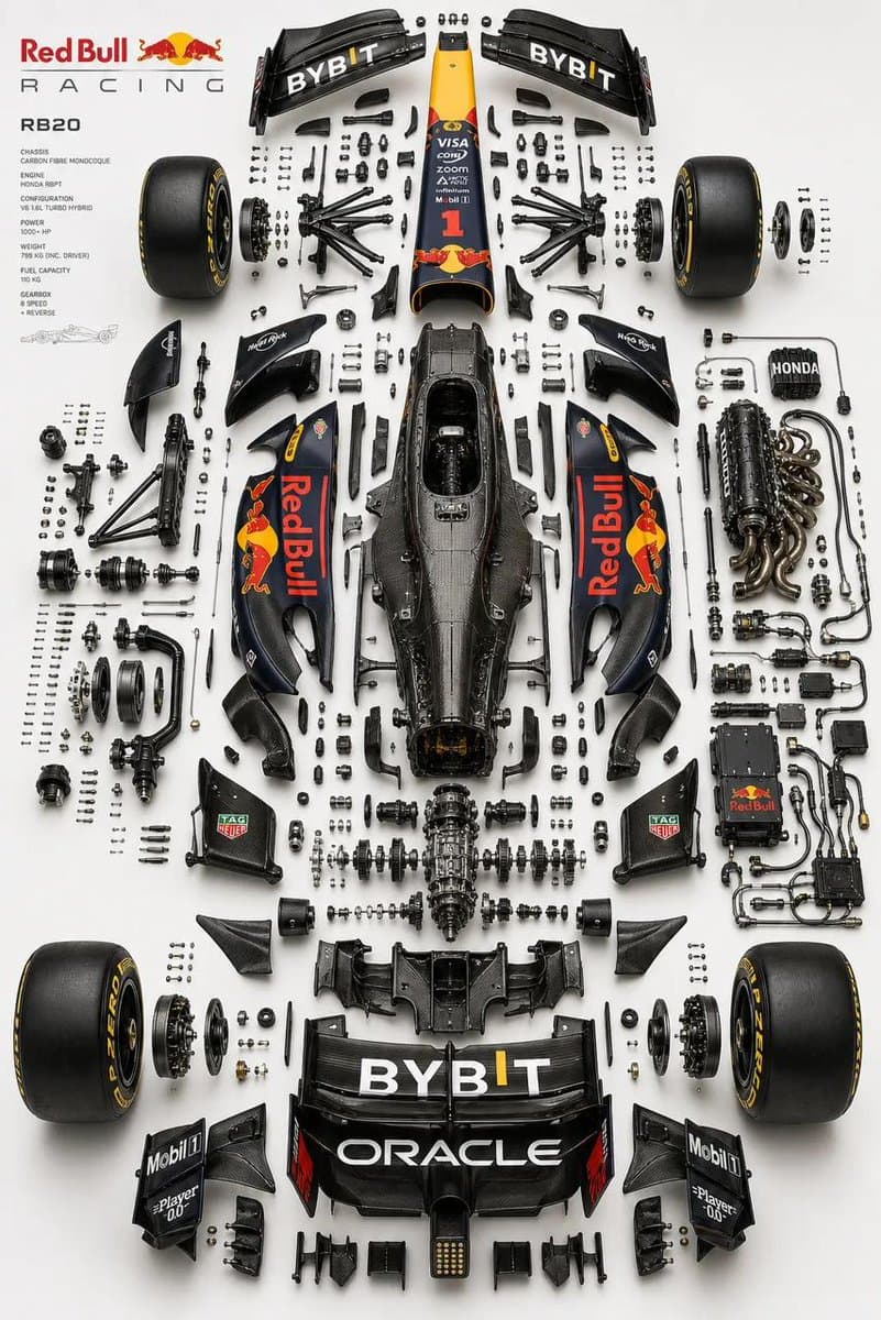 Luxury Automotive Exploded Diagram preview image 1