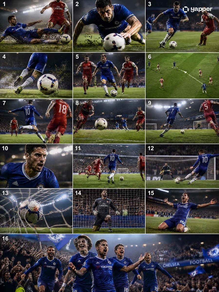 Cinematic Soccer Storyboard preview image 1