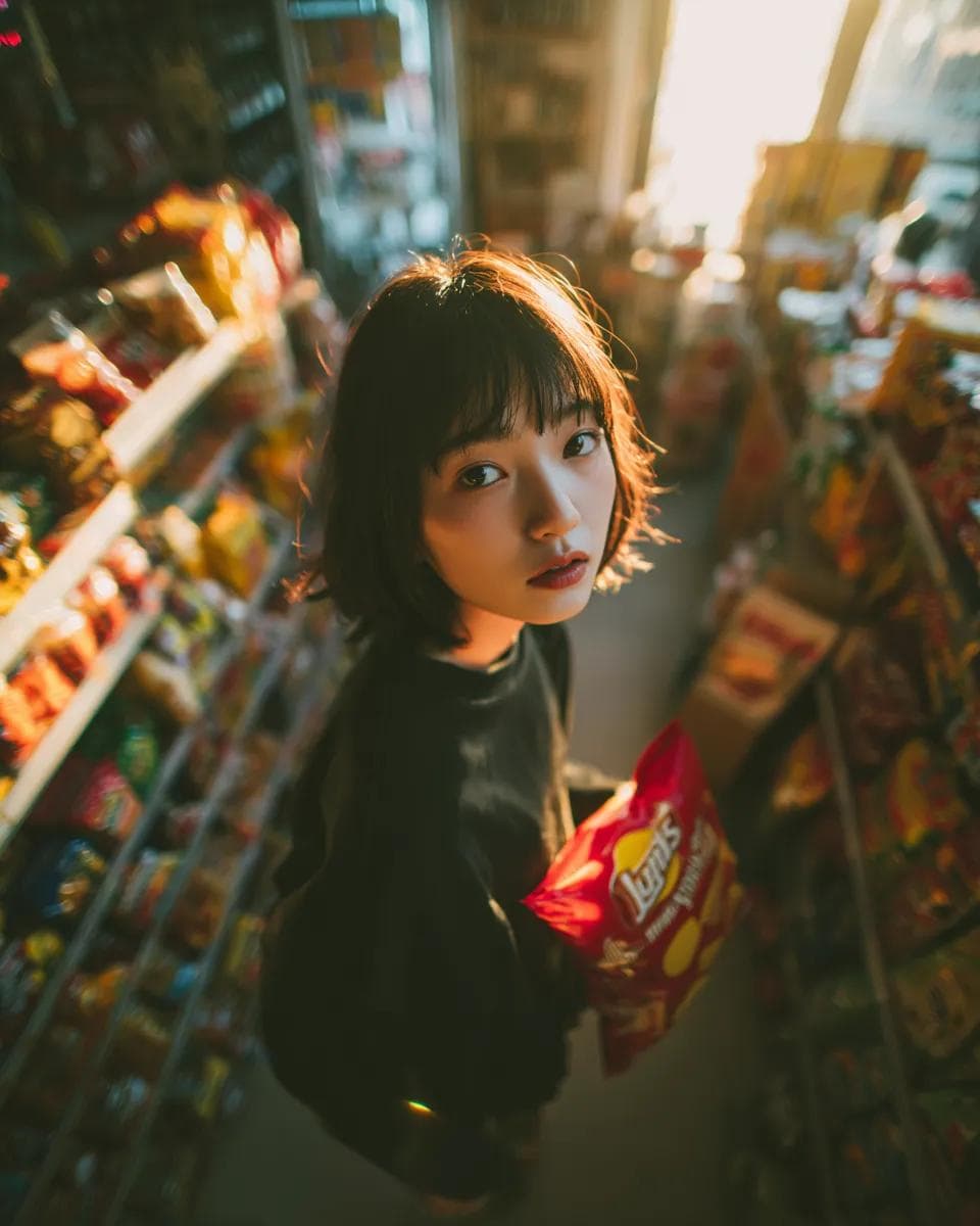 Convenience Store Candid Portrait preview image 4