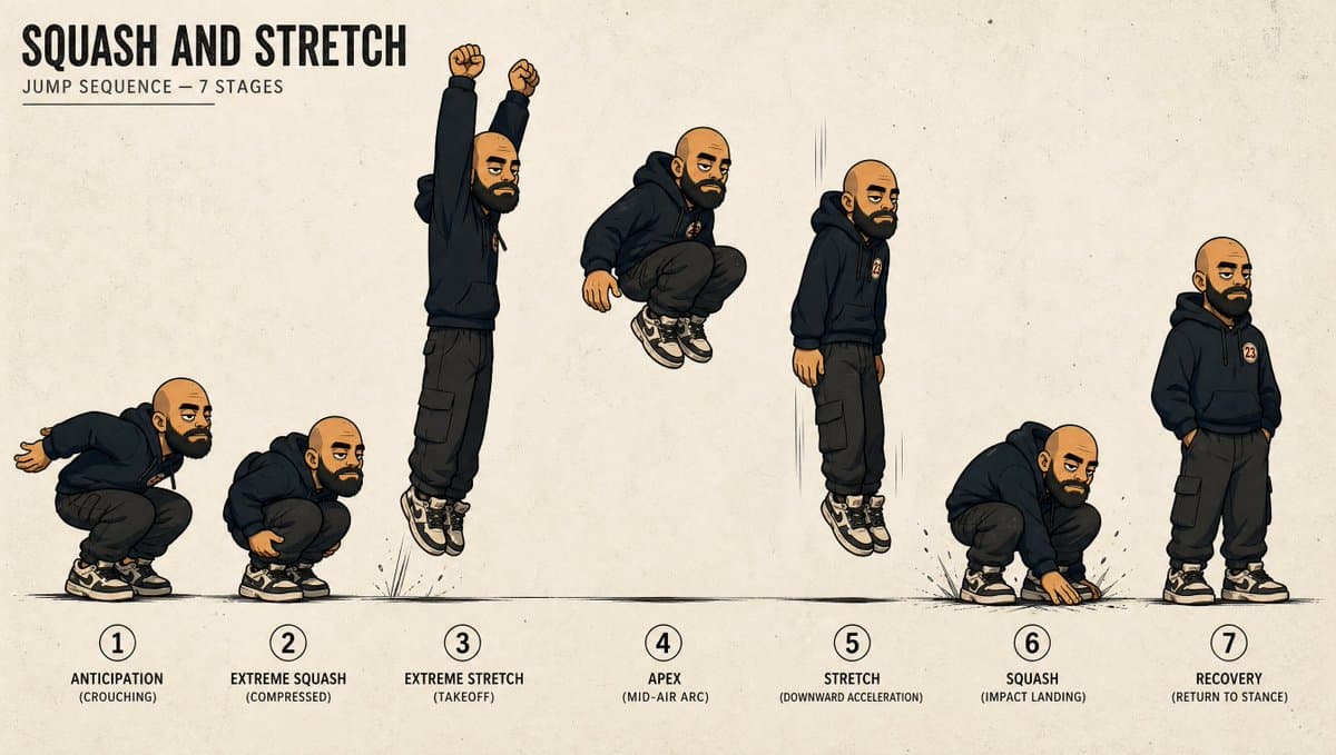 Squash and Stretch Jump Sheet preview image 1