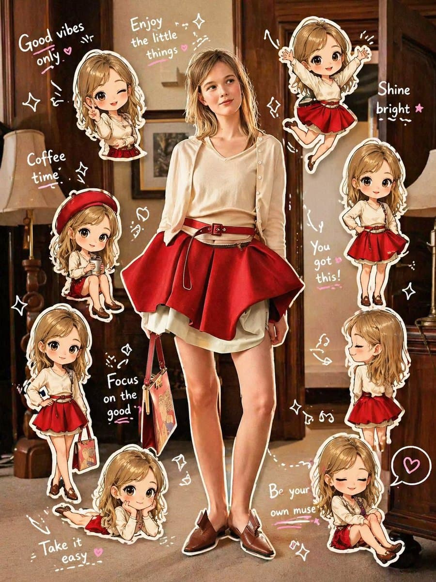 Q-Style Sticker Diary Clone preview image 3